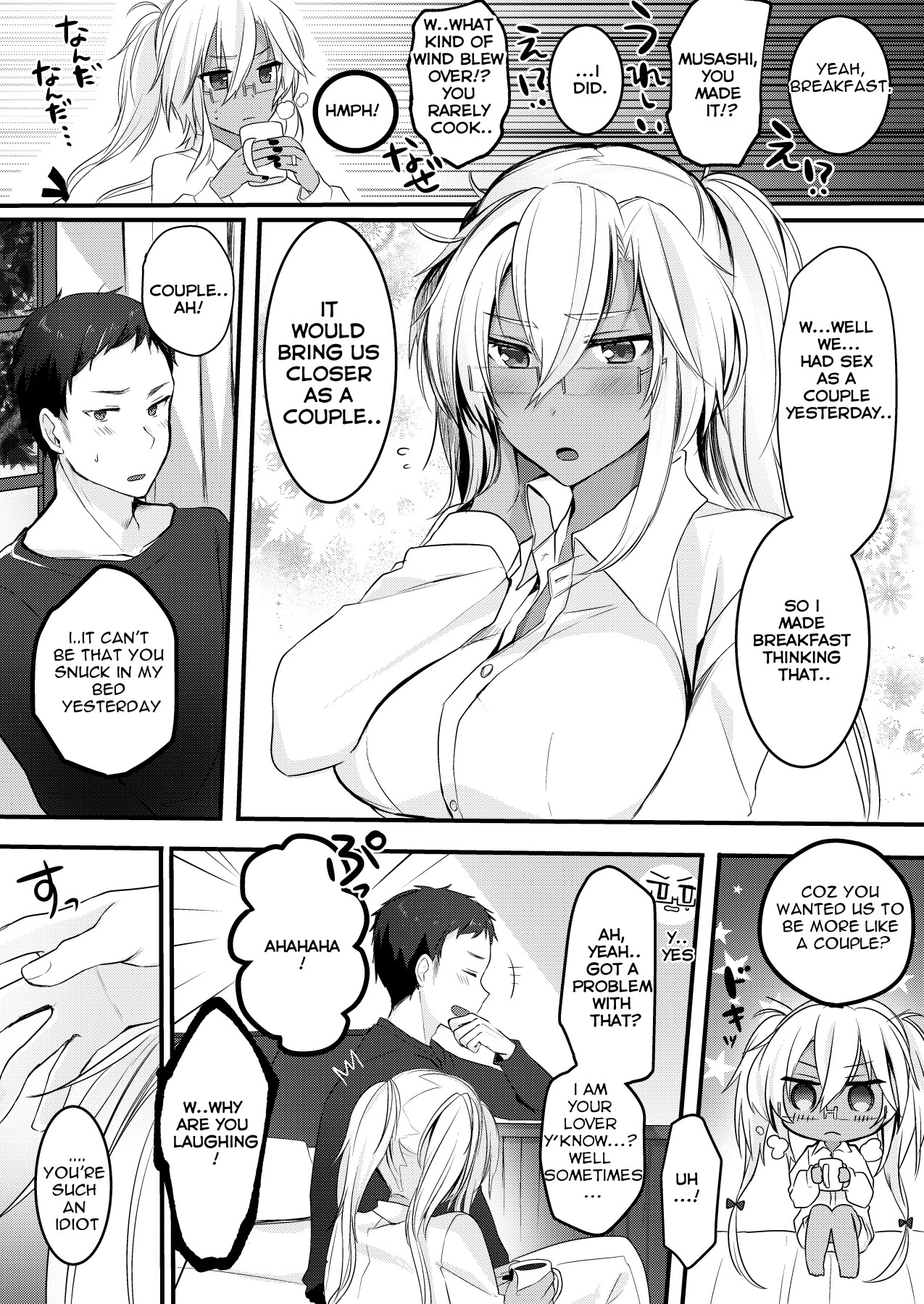 Hentai Manga Comic-Musashi-san's Night Time Circumstances Compilation-Read-35